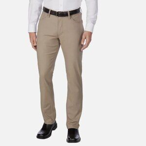 Urban Star Men's Tan Stretch Relaxed Fit Straight Leg 5 Pocket Pant